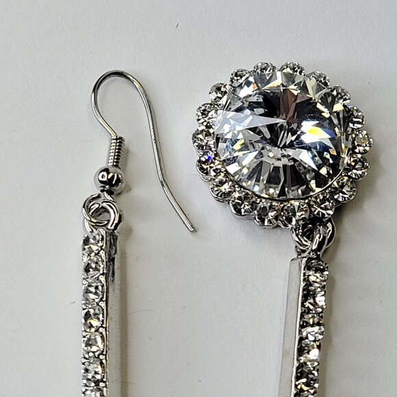 Crystal Chandelier Earrings Crystal Drop Long Earrings - Picture 10 of 13